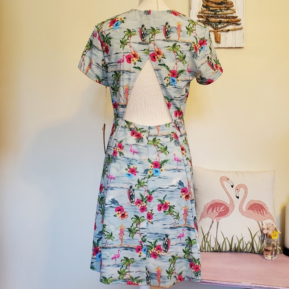 Show Me Your Mumu Barbie Ibiza dress short M EUC - Picture 7 of 16